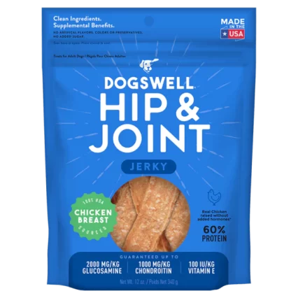 Dogswell Hip & Joint Jerky Treats, Chicken Breast